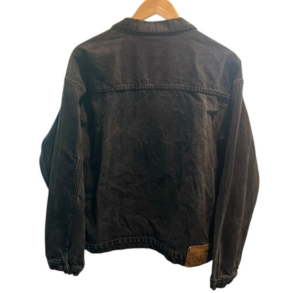 Rue21 Black Denim Jean Jacket Size L/XL - Picture 2 of 8